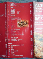 Blitz-pizzeria menu