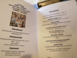 Villa Villette menu