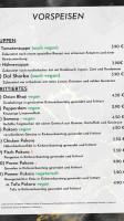 Kaschmir's menu