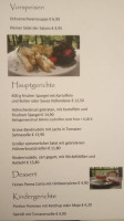 Gasthof Forsthaus Im Sahnpark menu