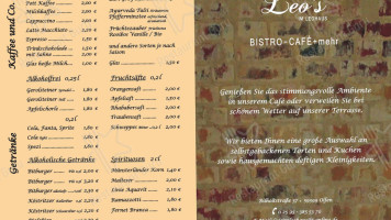 Leo's By Gino menu