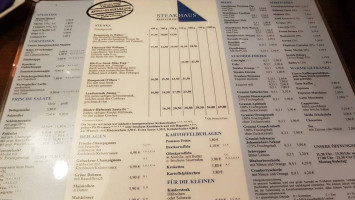 Steakhaus In Der Bachgasse menu