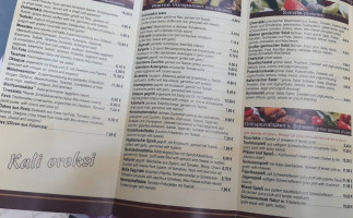 Pfälzer Hof menu