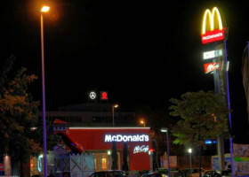 McDonald`s outside