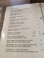 Waldegg menu