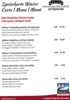 Panorama Bettmerhorn menu