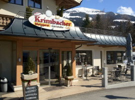 Krimbacher Metzgerei Pizzeria Catering Foodtruck Café inside