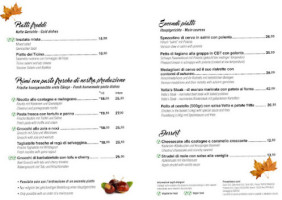 Ristorante Vetta - Monte Brè menu