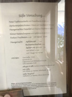 Bergerhof menu