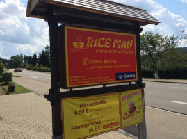 Rice Man outside