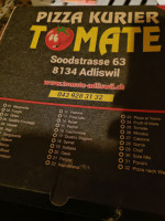 Tomate menu