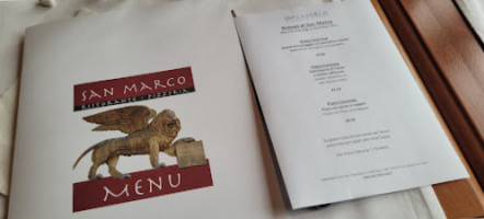 Ristorante San Marco menu