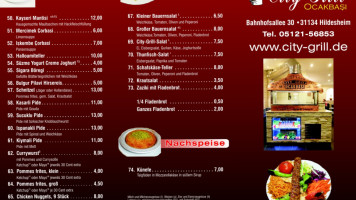 City-grill Hildesheim menu