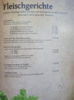 Al Mondo menu