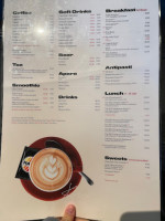 Rare Street Coffee menu