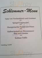 Landgasthof Rösslipost menu