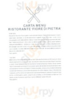 Fiore Di Pietra menu