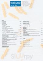 Belluno menu