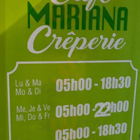 Mariana Cafe Des Arts food