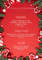 Les Trois Rois menu