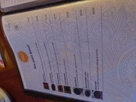 Shalimar menu