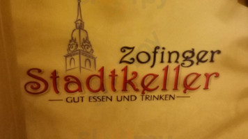 Zofinger Stadtkeller food