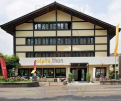 Alpha Thun outside