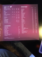 Destille Café Bar menu