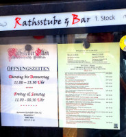 Rathskeller menu