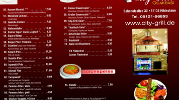 City-grill Hildesheim menu