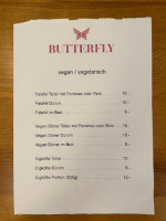 Butterfly Gundeli menu