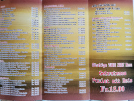 China Thai Restaurant Hock menu