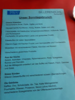 Sillerenbuehl menu