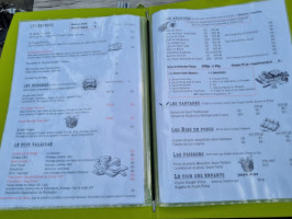 Steack House ex Les platanes menu