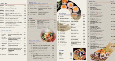 Nori Sushi menu