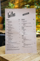 The Bite menu