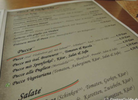 Sapori D'Italia menu