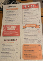 Convivio Osteria menu