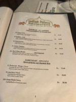 Indian Palace GmbH menu