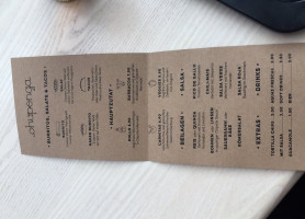 Chupenga menu