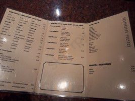 Café Sérac menu