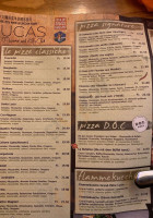 Pizzeria Choucas menu