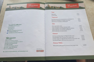 Burgschänke Starkenburg menu