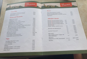 Burgschänke Starkenburg menu