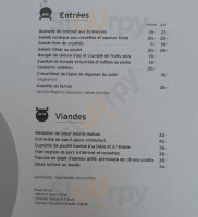 Buvette De La Plage De Tannay menu