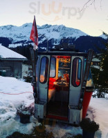 Fondue Gondola At Alpine Wengen outside