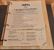 Art's menu