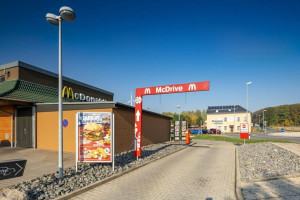 McDonald`s outside