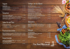 Bio Gasthof Post menu