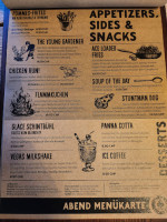 Ace Cafe Luzern menu